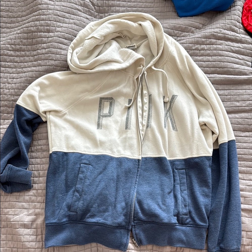 PINK Two-Tone Hoodie